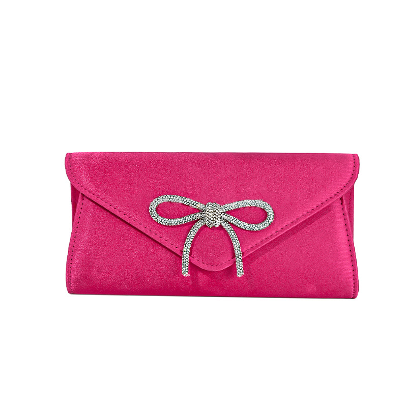 Diamond Studded Bow Handbag